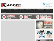 Tablet Screenshot of daggerskateshop.com